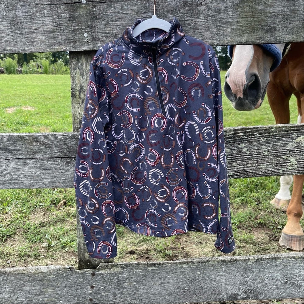 Kerrits Kids Girls Size Medium Quarter Zip Pullover